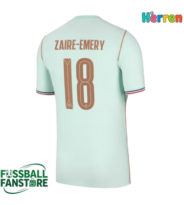 Frankreich Warren Zaire-Emery #18 Replik Auswärtstrikot WM 2026 Kurzarm